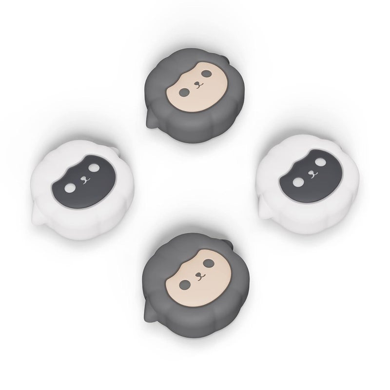 playvital Joystick Caps for Nintendo Switch, Thumbstick Caps for Switch Lite, Analog Cover for OLED Joycon Thumb Grips - Little Sheep - Image 1